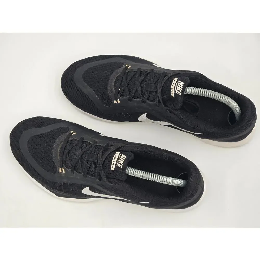 Nike Flex Trainer 6 Women’s Size 9 Black White Athletic Shoes 831217-001